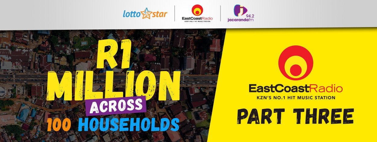 Part 3 | LottoStar & East Coast Radio contributes a share of R1 million to households in need